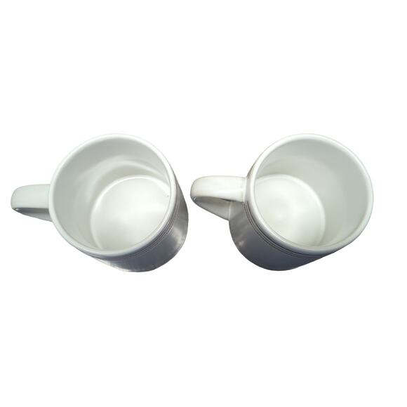 Hearth & Hand with Magnolia Christmas MERRY/JOY Stripes Stoneware Mug CUP - Picture 3 of 7